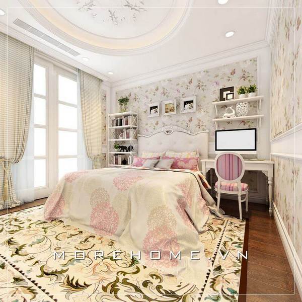 Thiết kế nội thất phòng ngủ sang trọng